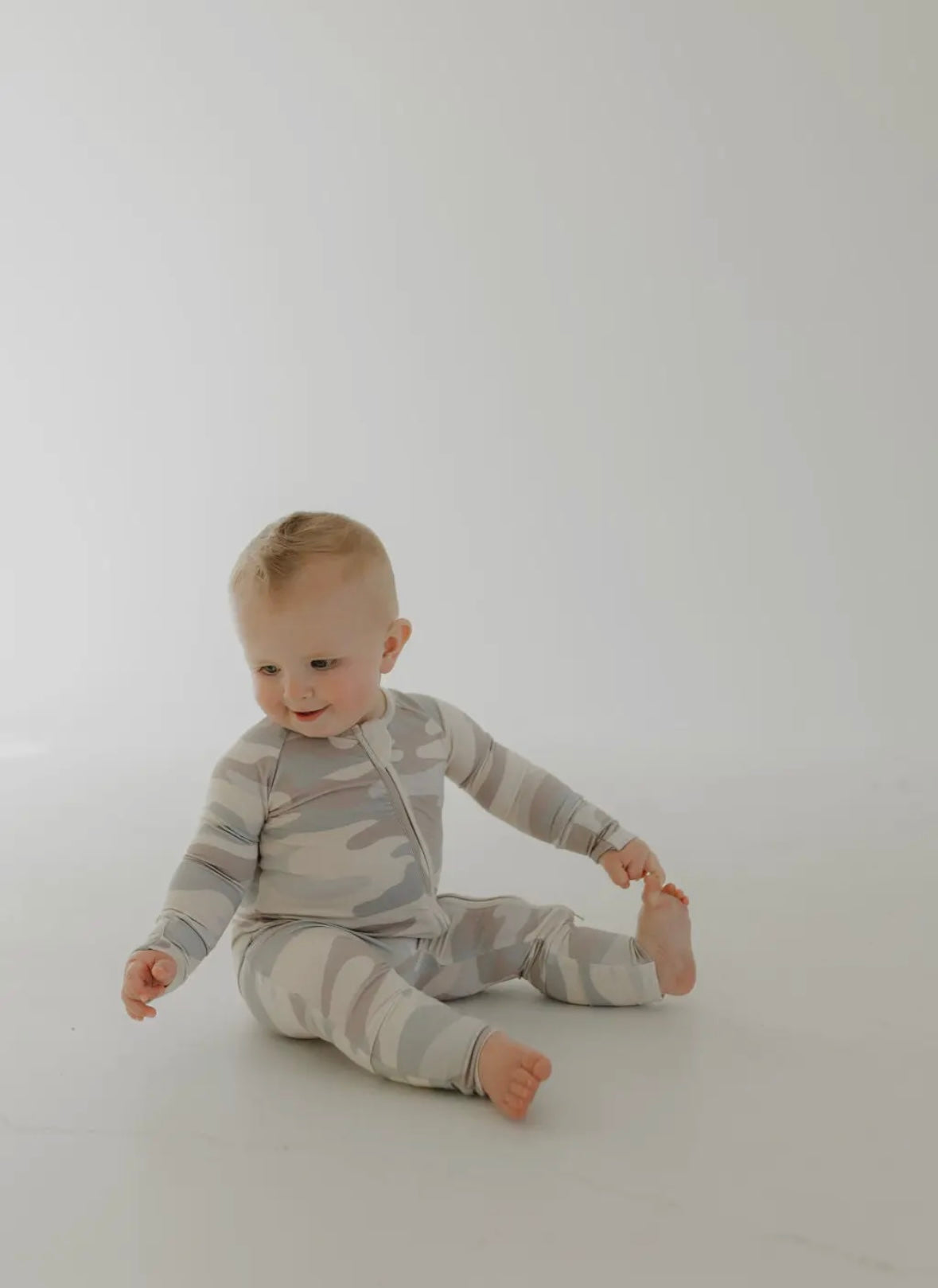 ff Bamboo Zip Pajamas | Camo