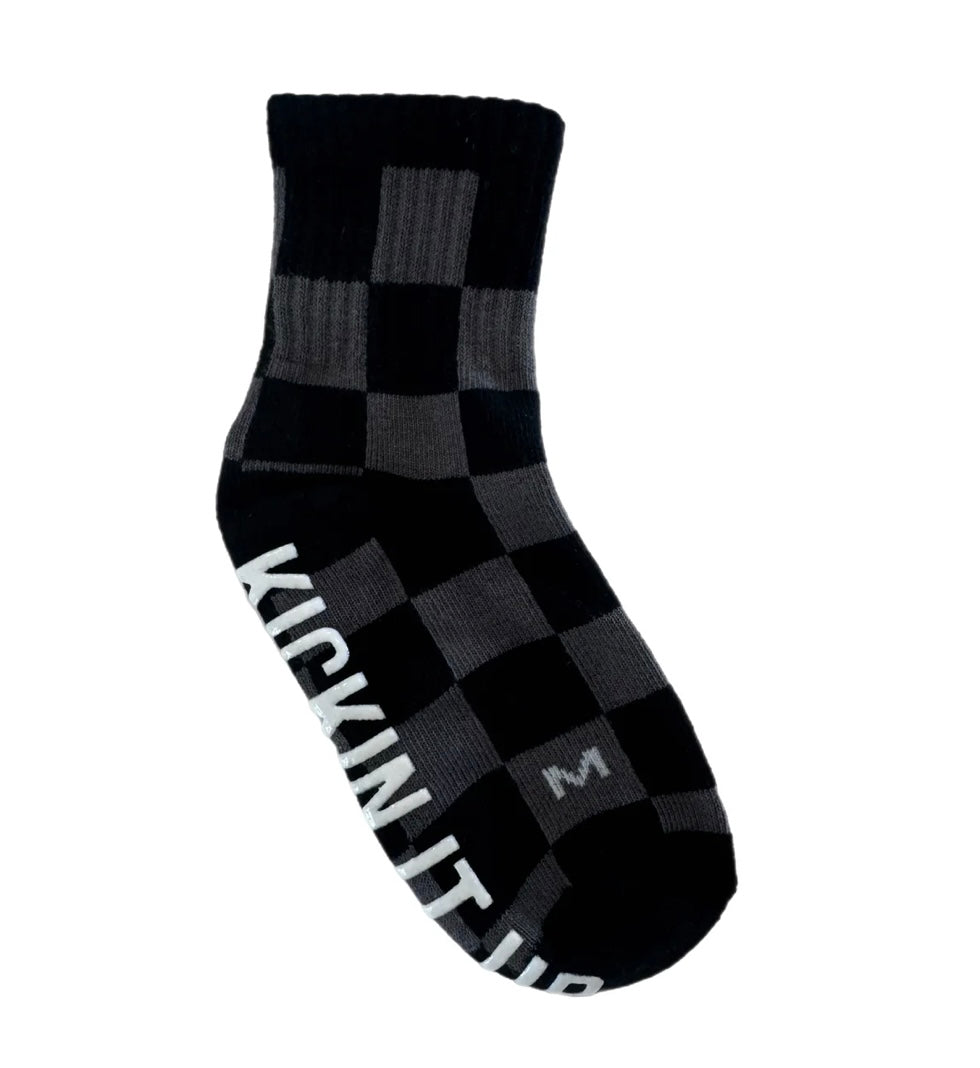 Black + Gray Checker