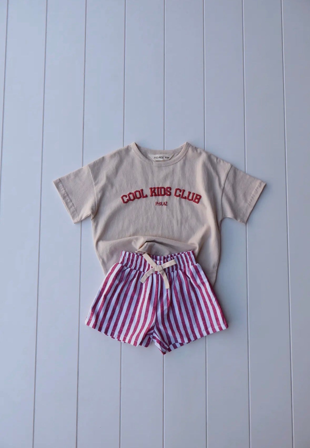 Vintage Stripe Shorts | Pink