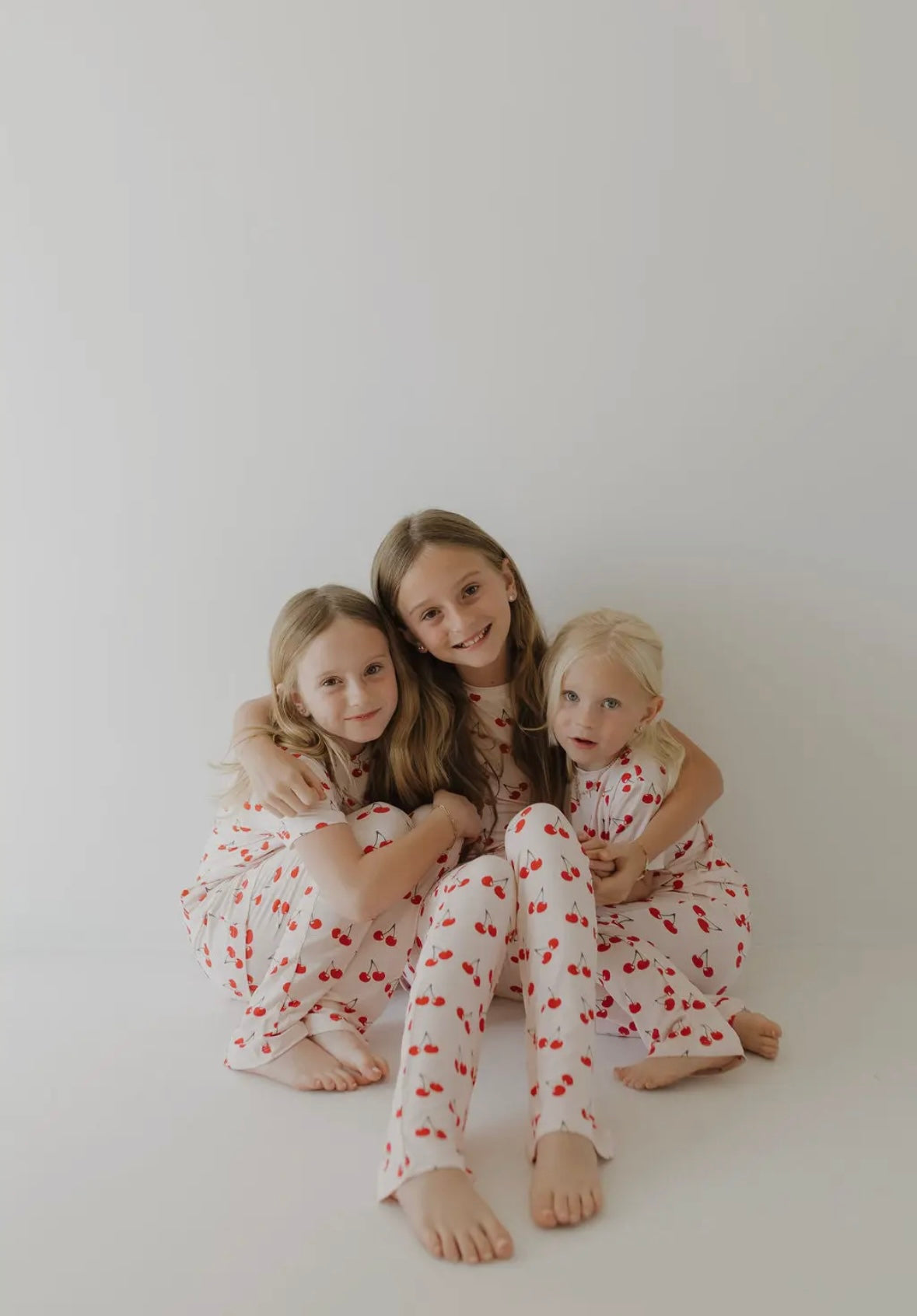 ff Short Sleeve Bamboo Lounge Set | Cherry Orchard