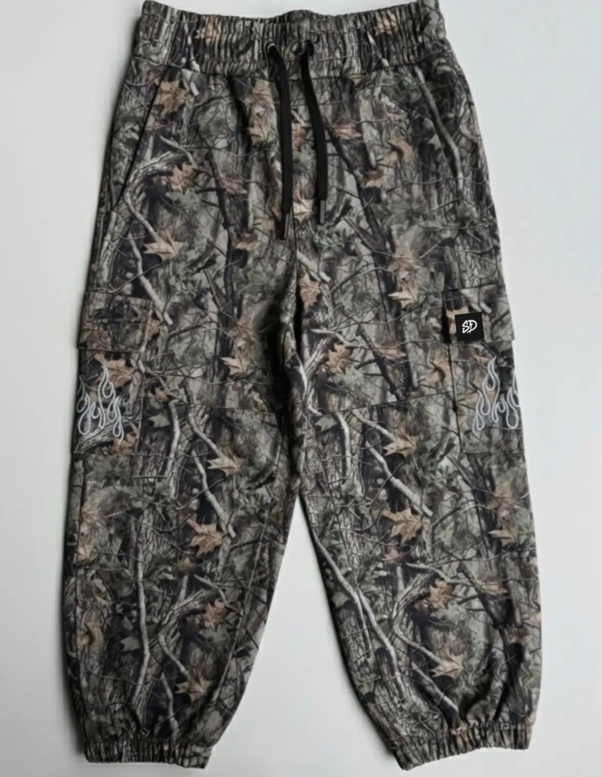 Cargo Joggers | Camo Flame