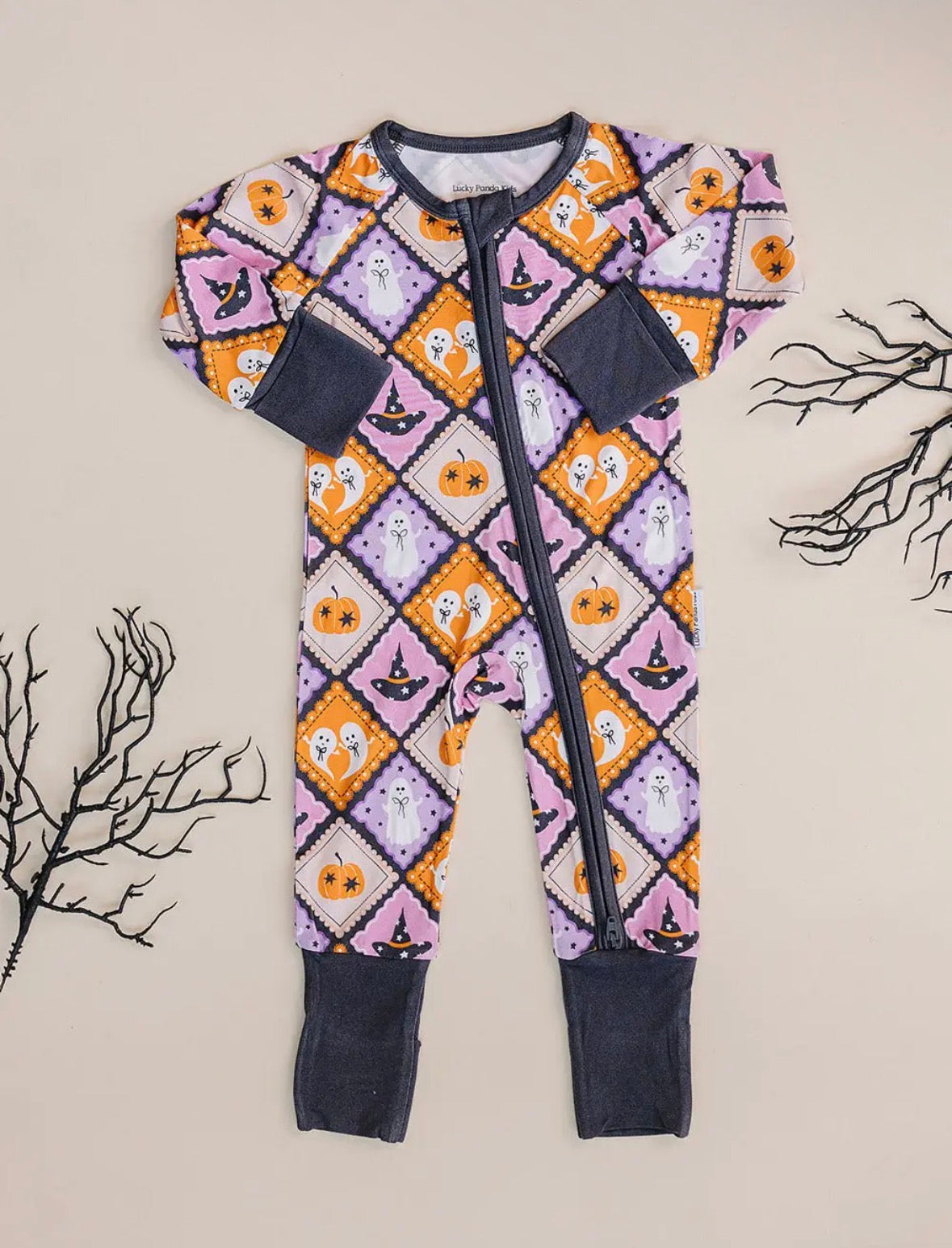 PRE-ORDER Zippy Bamboo PJ's | Ghost Whimsy