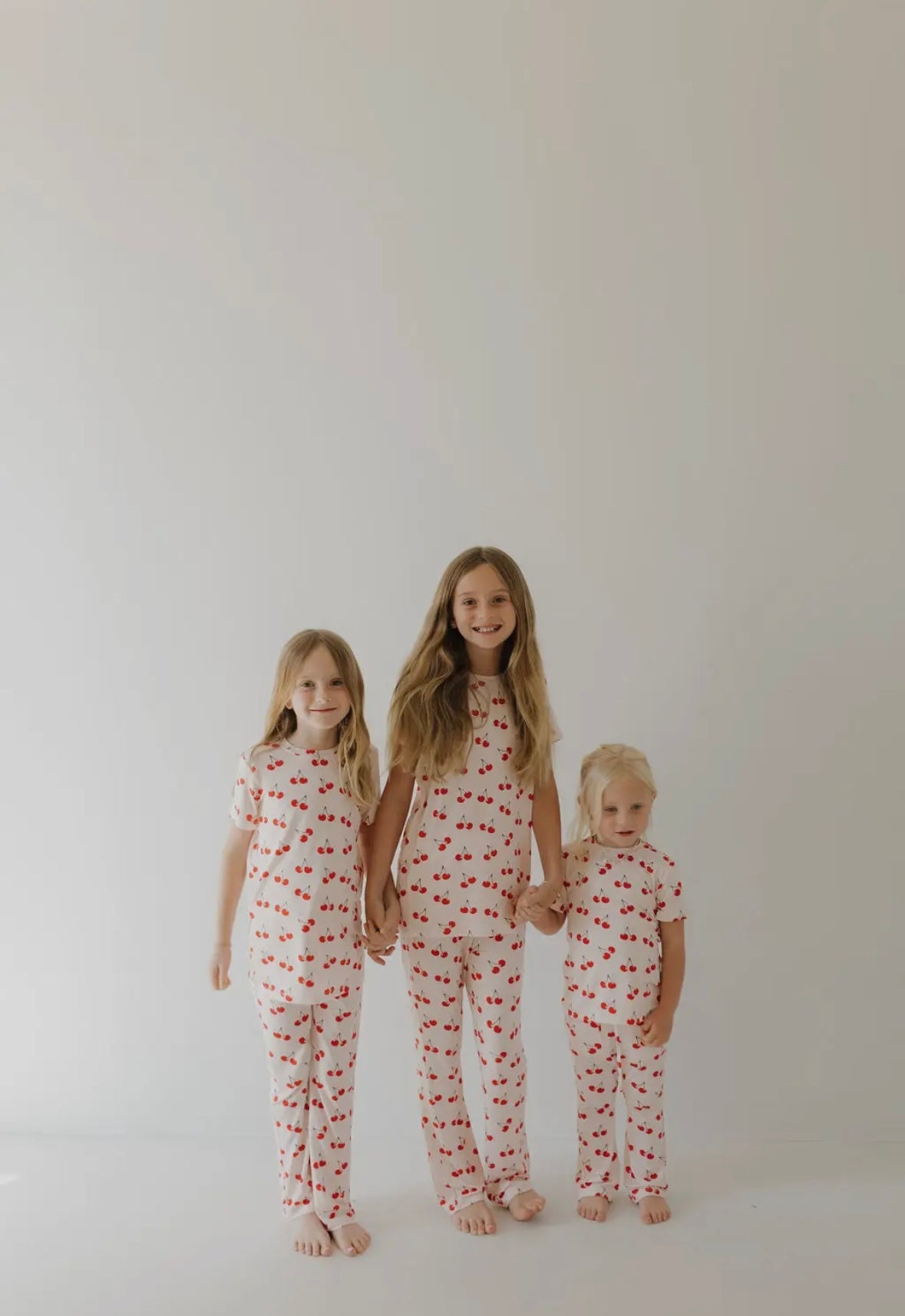 ff Short Sleeve Bamboo Lounge Set | Cherry Orchard
