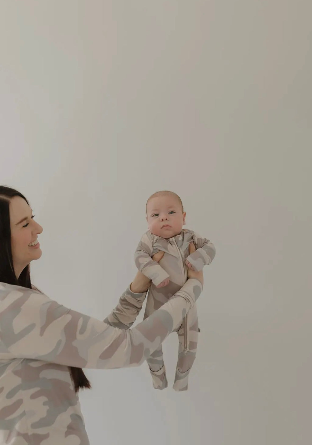 ff Bamboo Zip Pajamas | Camo