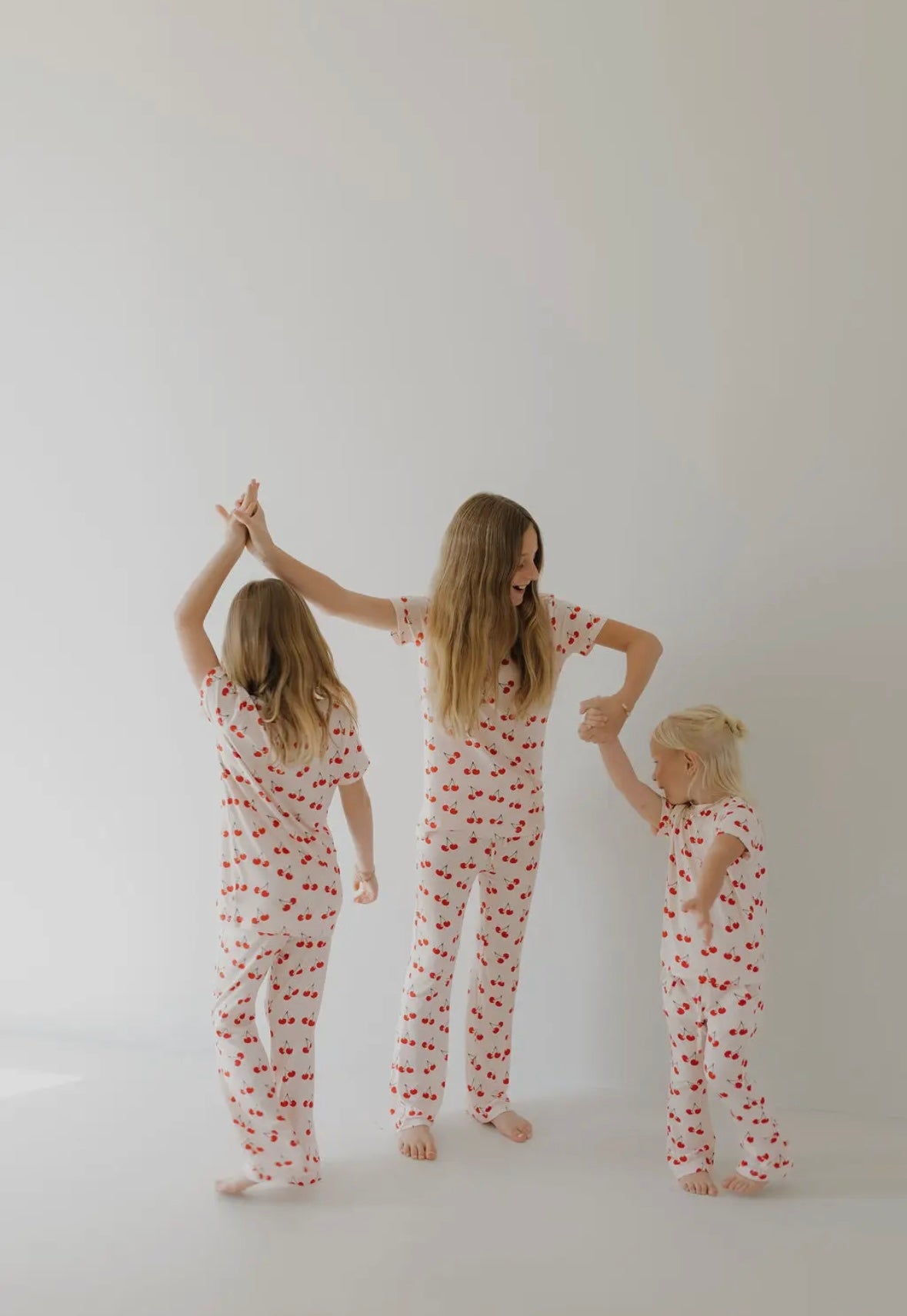 ff Short Sleeve Bamboo Lounge Set | Cherry Orchard
