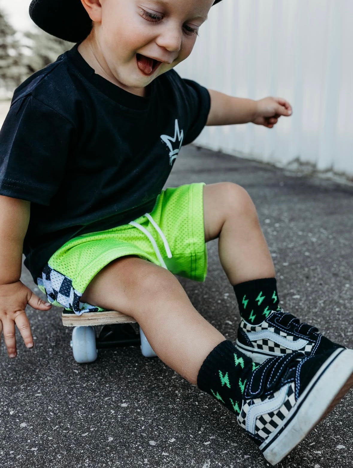 Glow-Mode Mesh Shorts