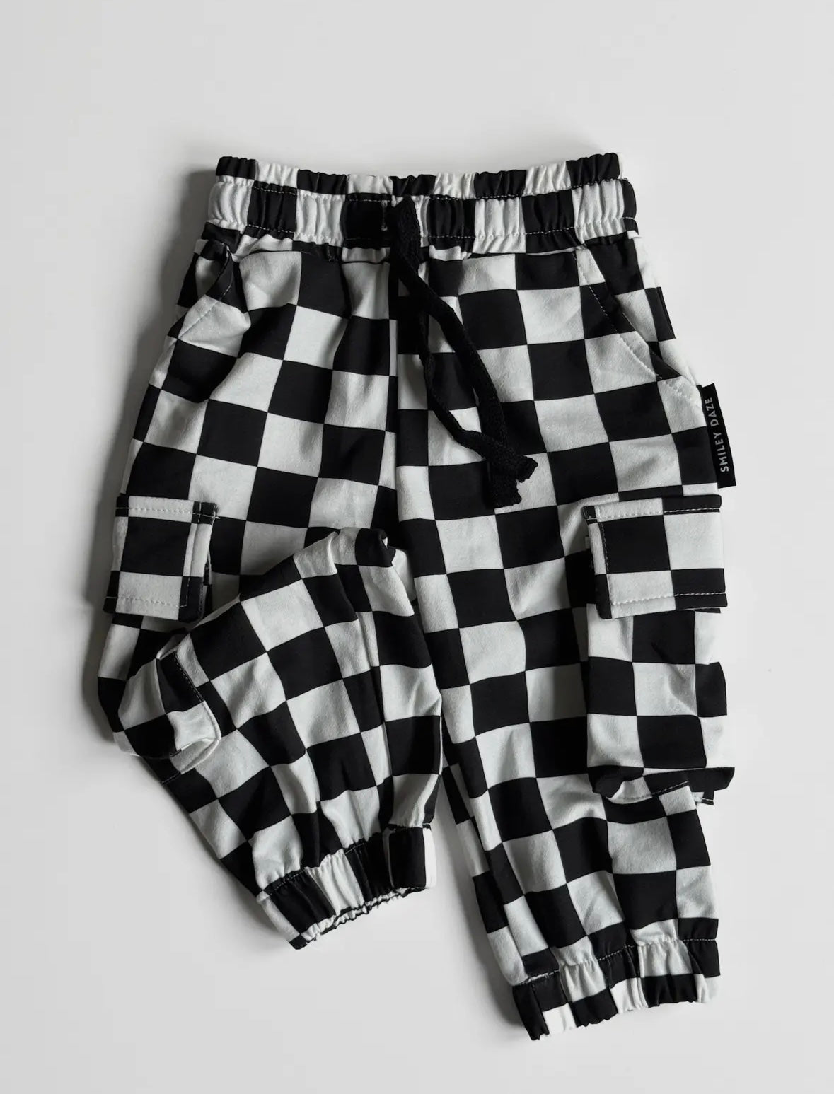 Checkered Cargo Joggers