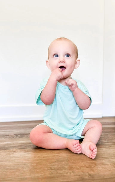 Aqua Bamboo Short Set
