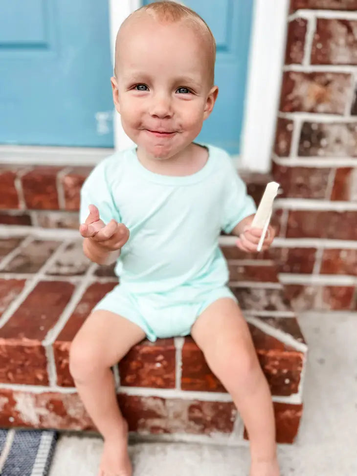 Aqua Bamboo Short Set