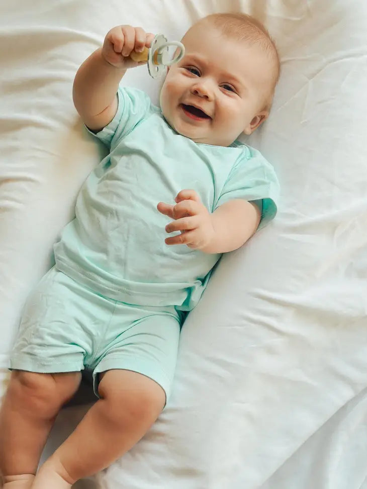 Aqua Bamboo Short Set