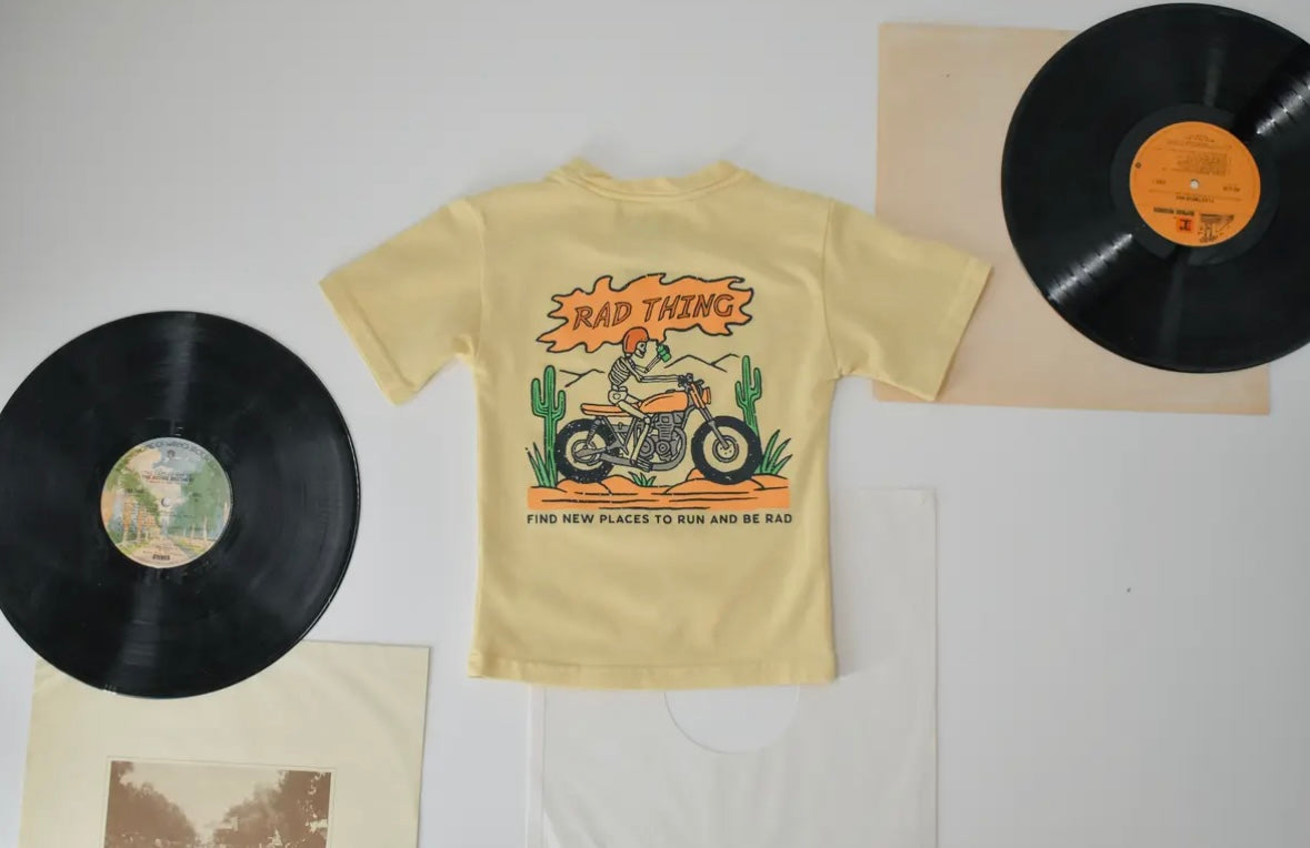 Where The Rad Things Are Tee | Yellow