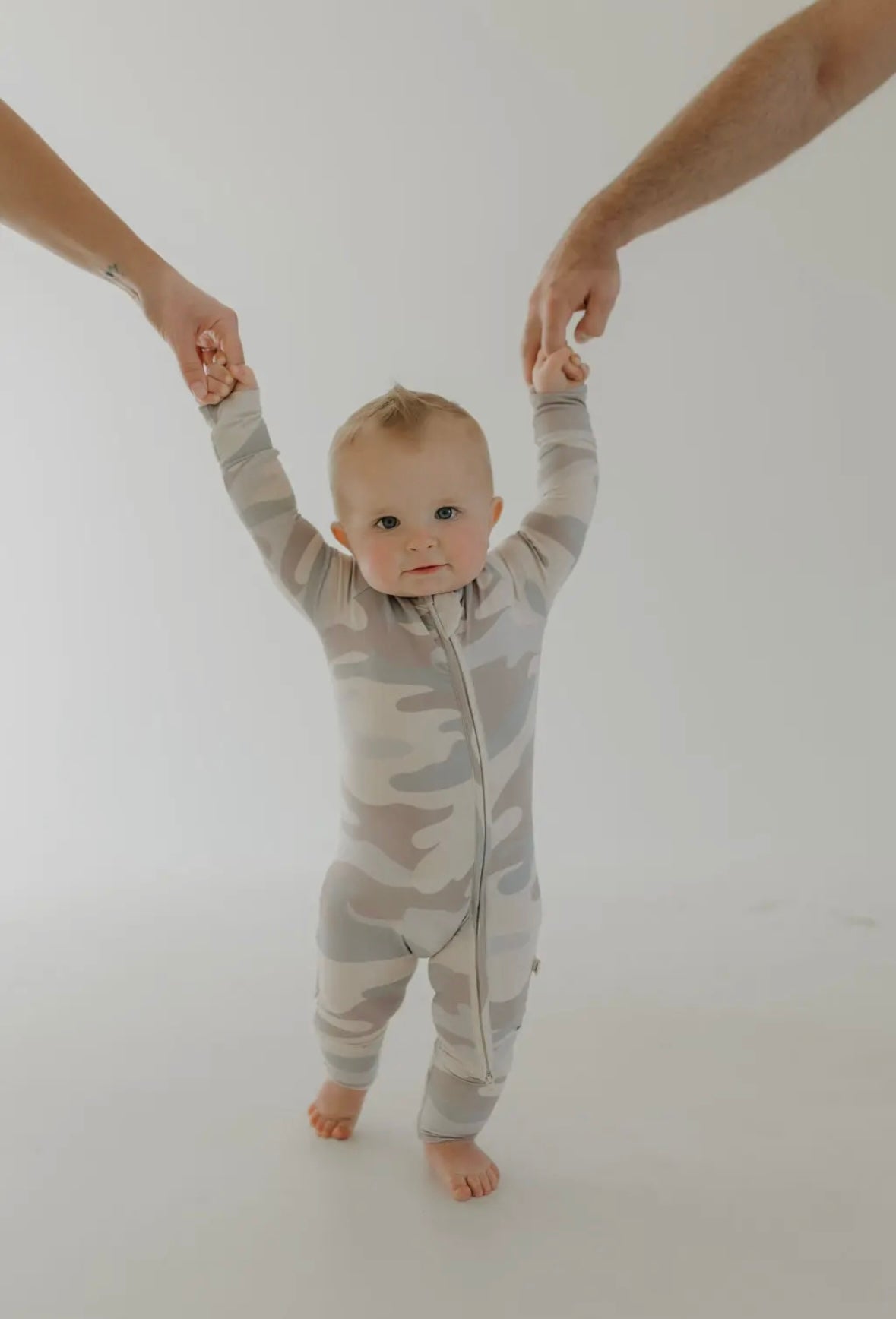 ff Bamboo Zip Pajamas | Camo