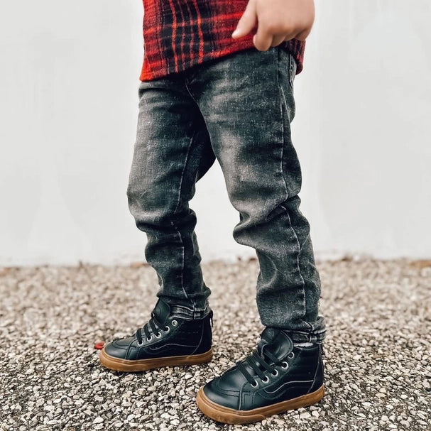 Faded Black | Stretch Denim