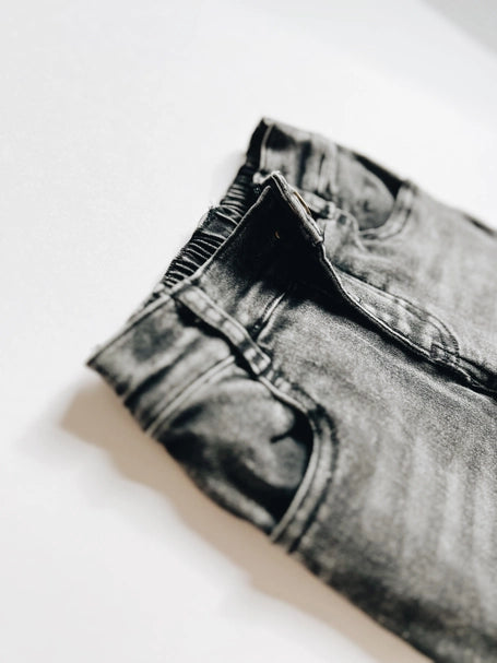 Faded Black | Stretch Denim