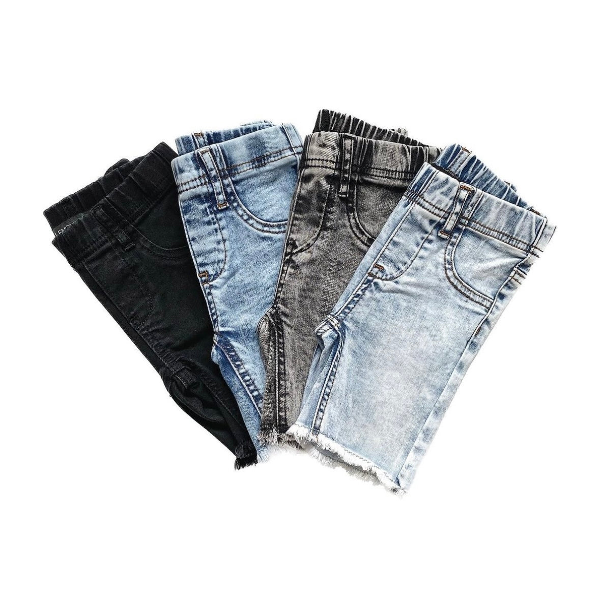 LJ Denim Shorts | Black