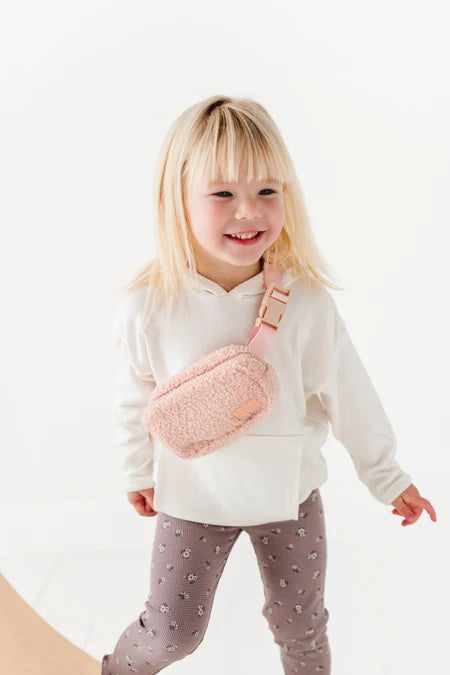 The Aspen Bag | Sherpa Blush Pink