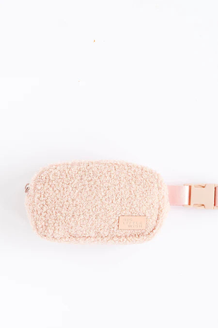 The Aspen Bag | Sherpa Blush Pink