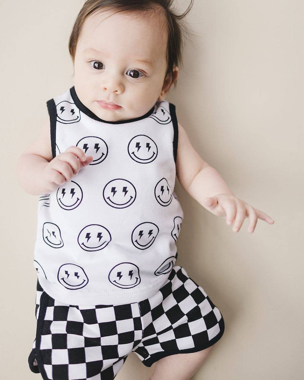 Tank & Shorts Set | Smiley Check
