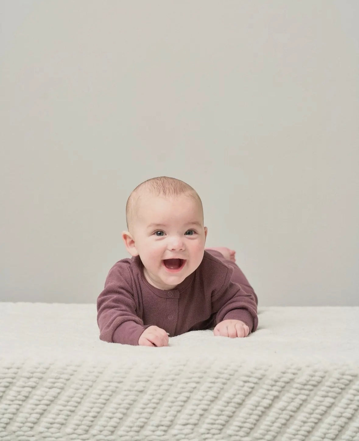 LB Waffle Romper | Huckleberry