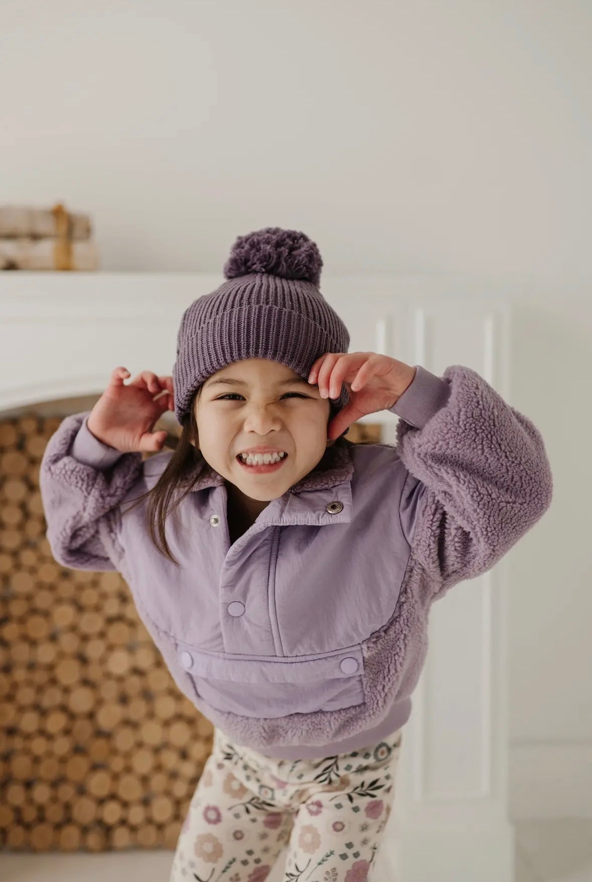 Sherpa Pullover | Lavender