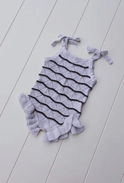 Knit Ruffle Onesie