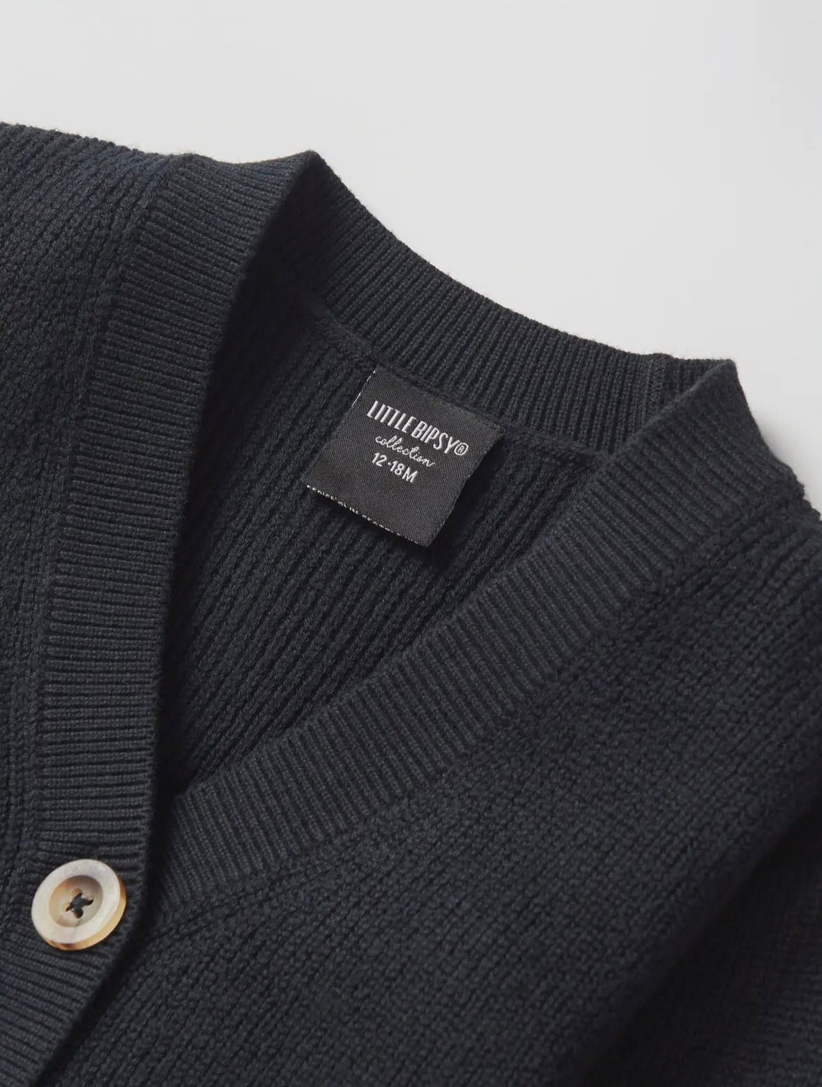 LB Knit Cardigan | Black