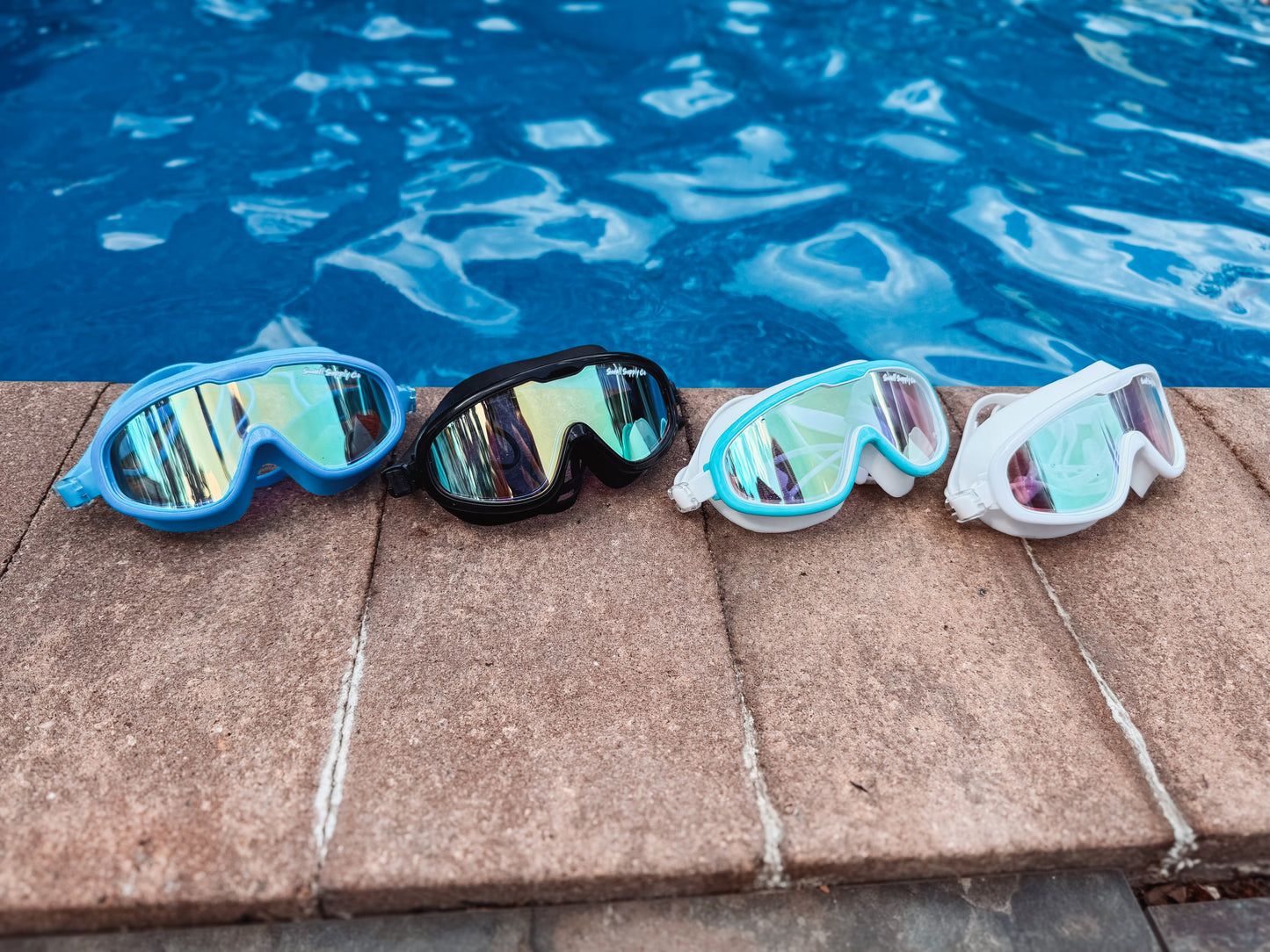 Swell UV protected swim goggles