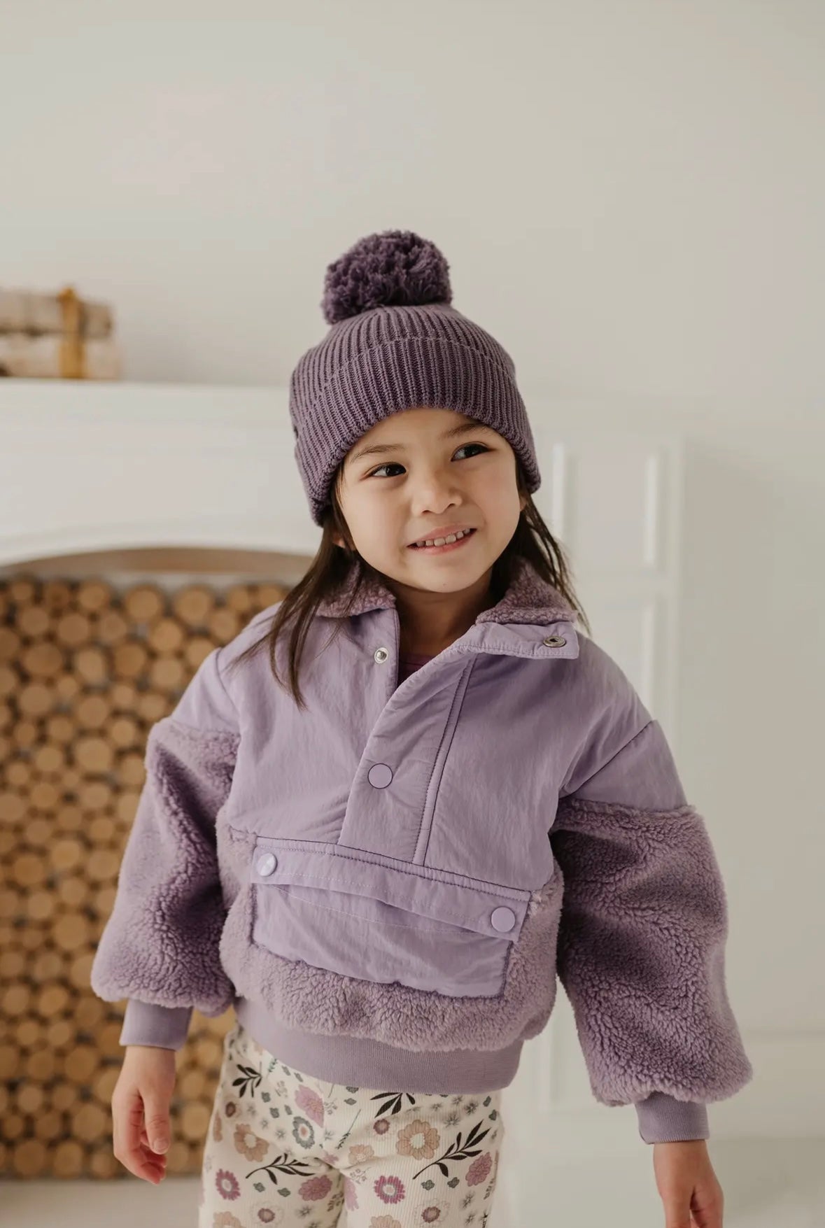 Sherpa Pullover | Lavender