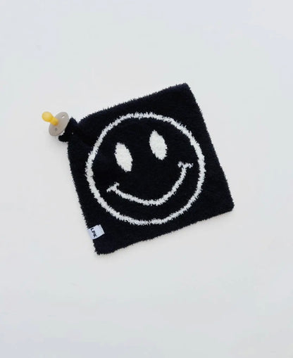 Plush Lovey | Black Smiley