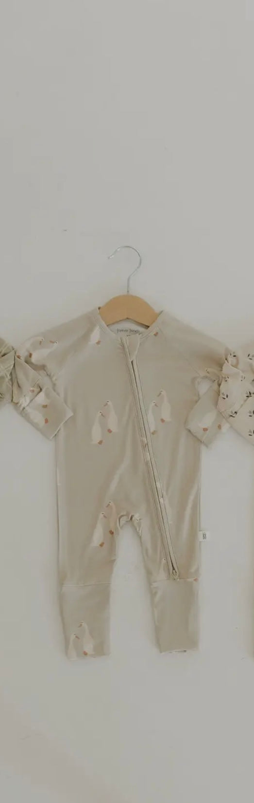 ff Bamboo Zip Pajamas | Silly Goose