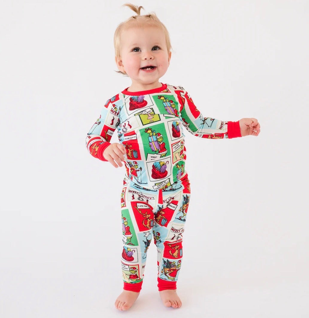 PREORDER Bamboo 2pc Set | Merry Grinchmas