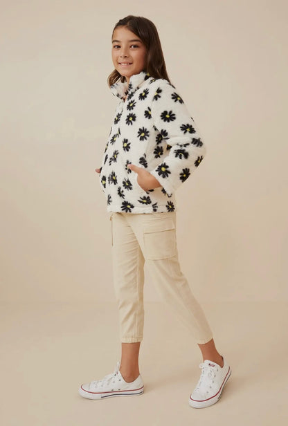 Floral Fleece Jacket