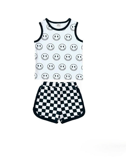 Tank & Shorts Set | Smiley Check