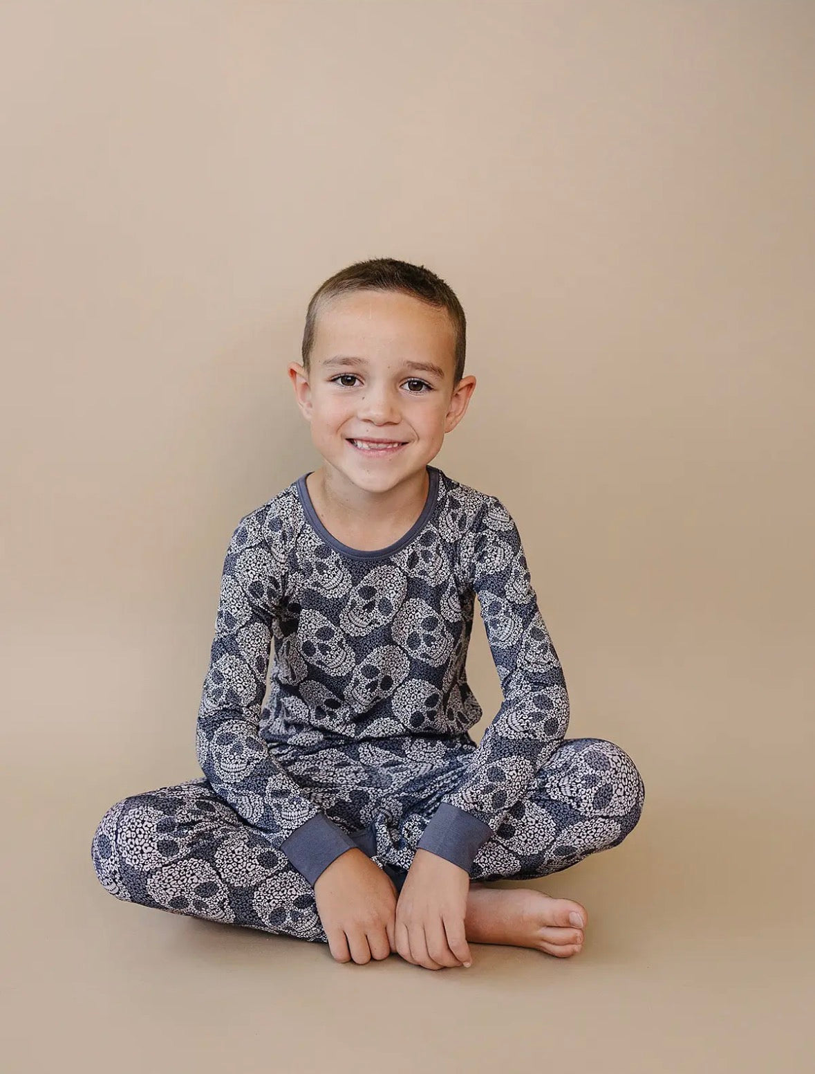 PRE-ORDER 2 Piece Bamboo PJ's | Leopard Skull