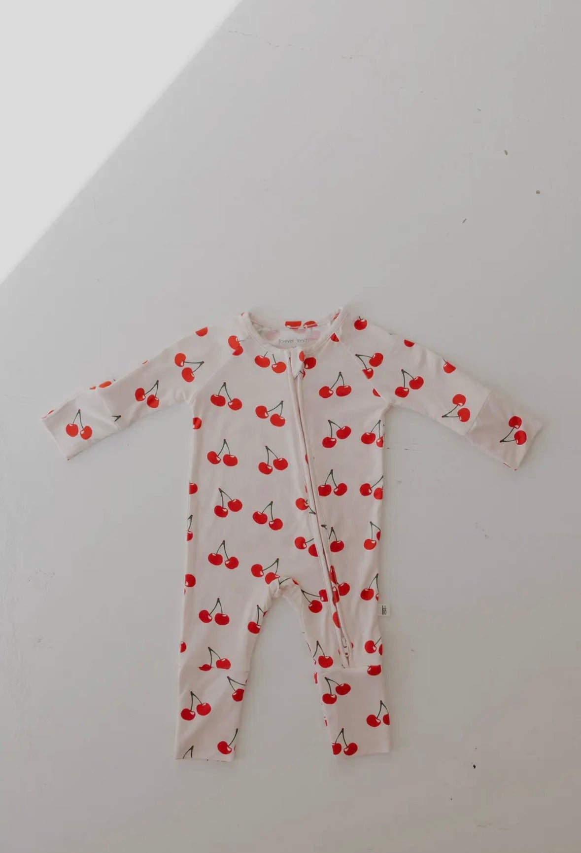 ff Bamboo Zip Pajamas | Cherry Orchard