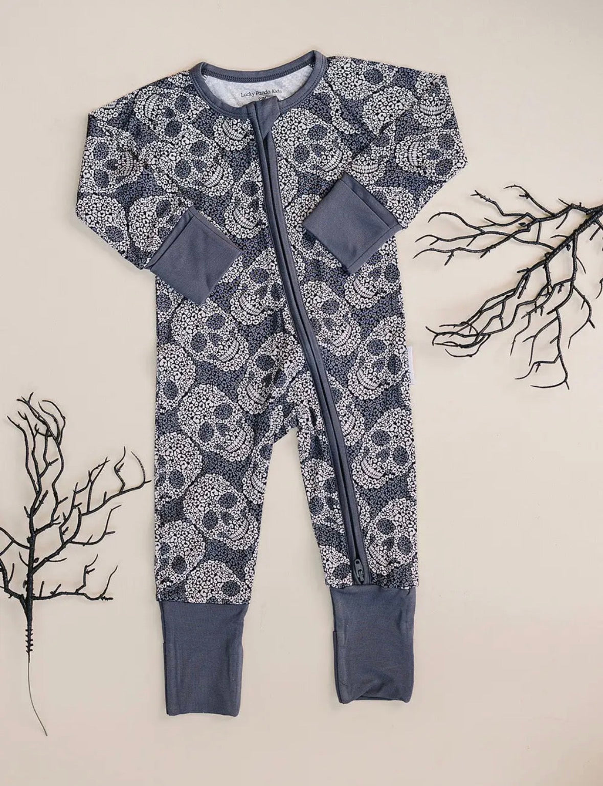 PRE-ORDER Zippy Bamboo PJ's | Leopard Skull