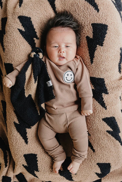 Plush Lovey | Mocha Bolt