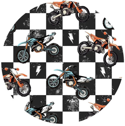 Bamboo 2pc Set | Dirt Bike Checker