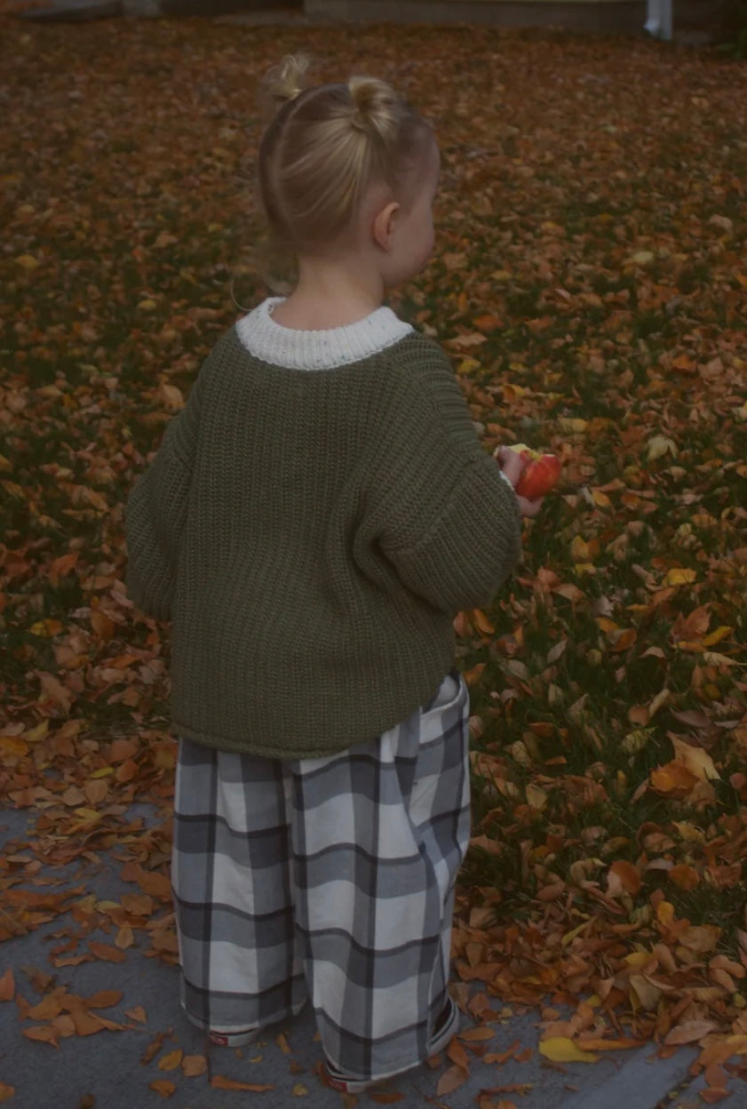 Comfort Plaid Pants | Pepper Grey