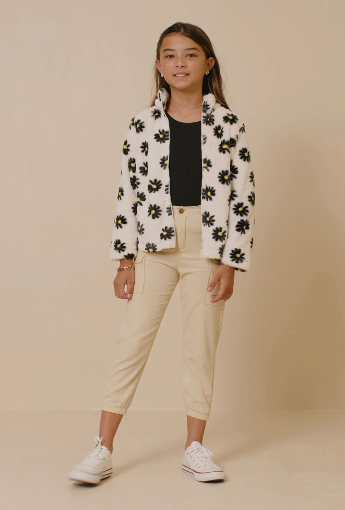 Floral Fleece Jacket