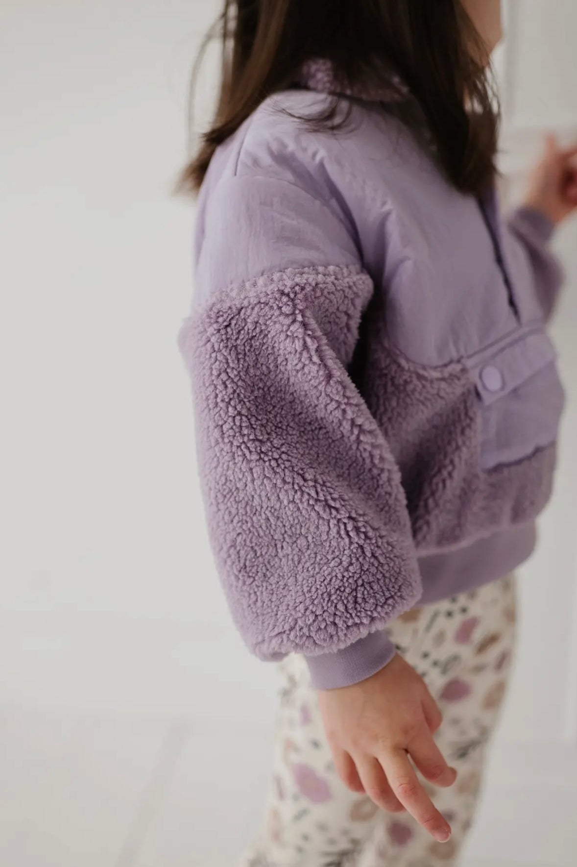 Sherpa Pullover | Lavender
