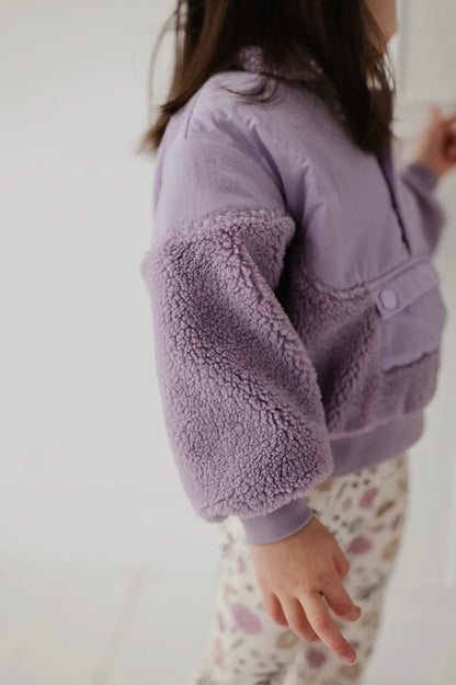 Sherpa Pullover | Lavender
