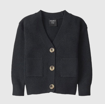 LB Knit Cardigan | Black