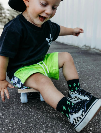 Glow-Mode Mesh Shorts