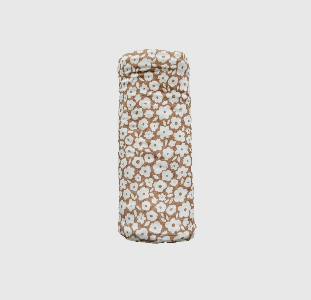 Bamboo Stretch Swaddle | Mocha Floral