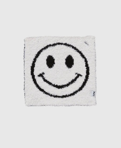 Plush Lovey | Black Smiley