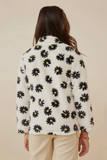 Floral Fleece Jacket