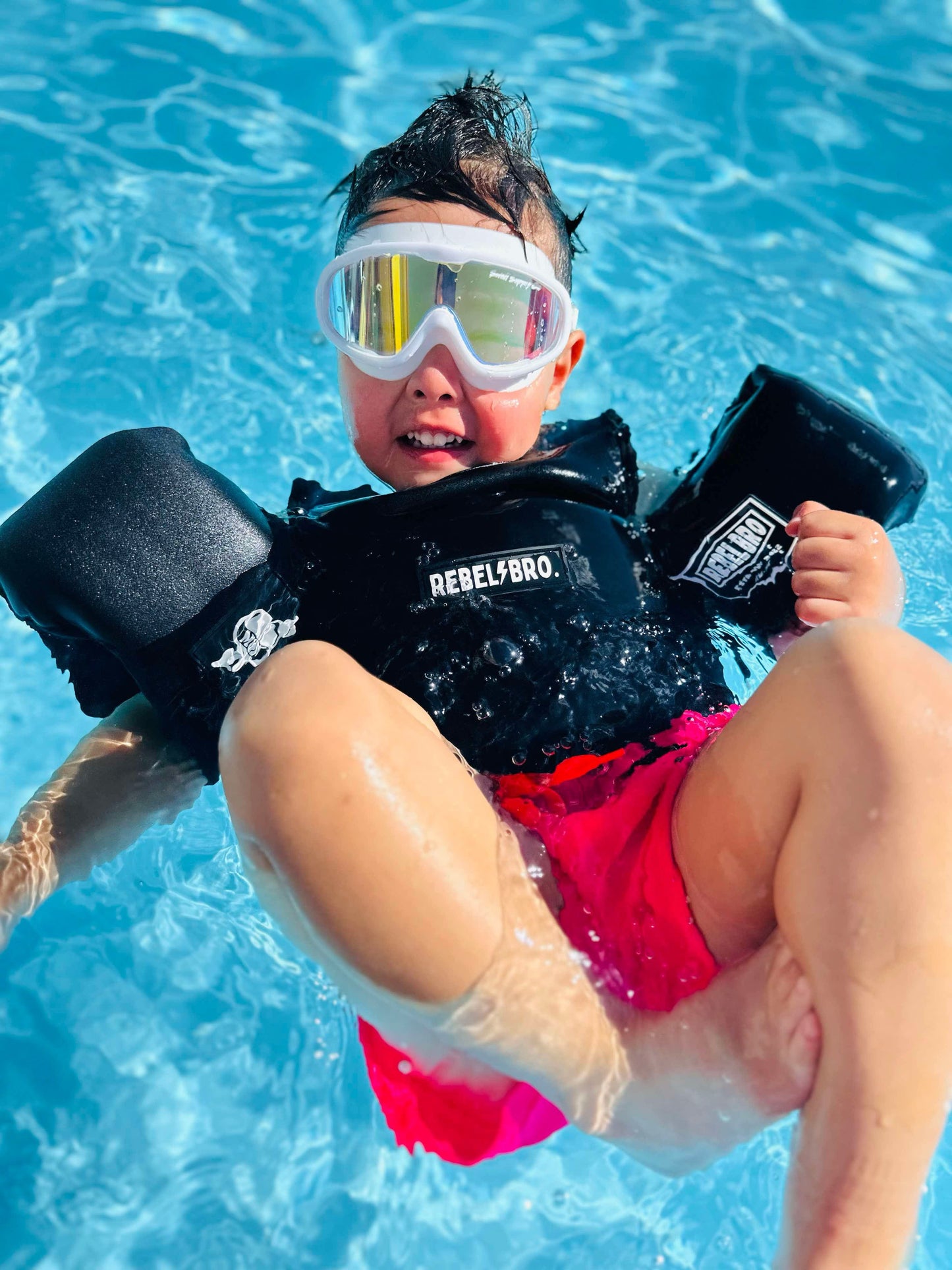 Swell UV protected swim goggles