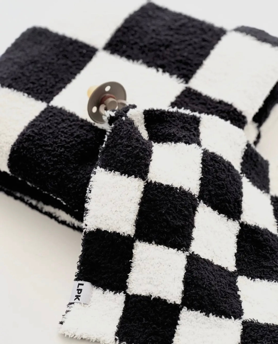 Fuzzy Blanket | Black Check
