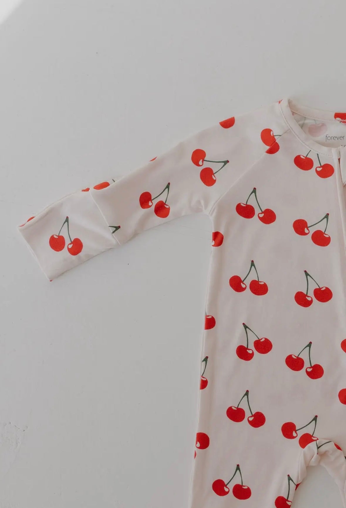 ff Bamboo Zip Pajamas | Cherry Orchard